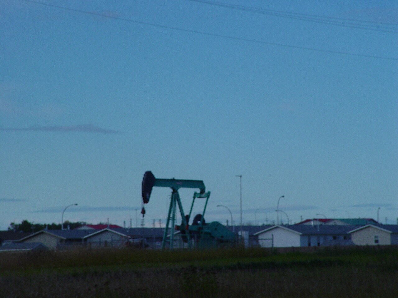 Alberta pumpjack near Clairmont